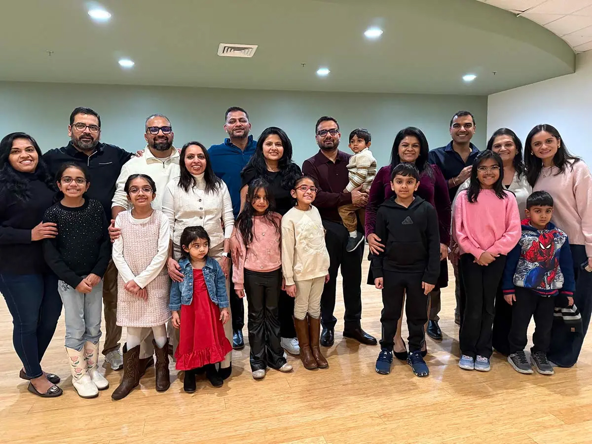 Group dance class practice at Arthur Murray International